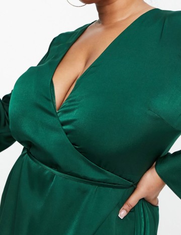 Rochie midi ASOS, verde