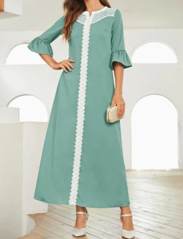 Rochie maxi Shein, verde