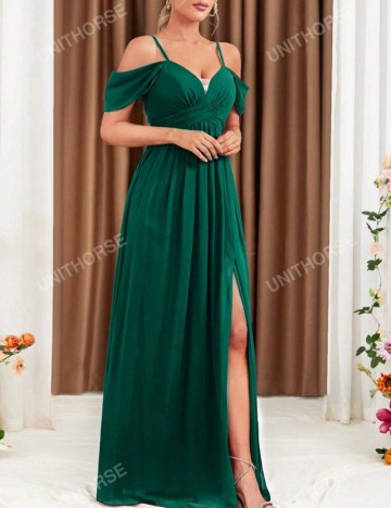 Rochie maxi Shein, verde