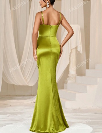 Rochie de ocazie Shein, verde