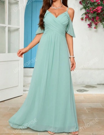 Rochie maxi Shein, verde