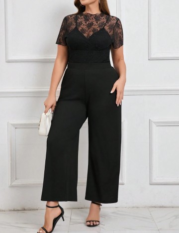 Pantaloni Shein Curve+, negru