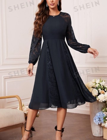 Rochie midi Shein, albastru