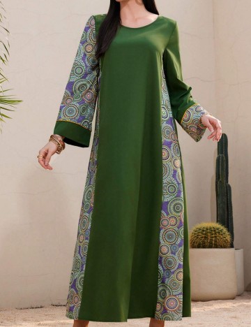 Rochie maxi Shein, verde