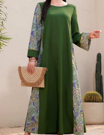 Rochie maxi Shein, verde