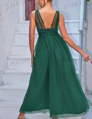 Rochie de ocazie Shein, verde