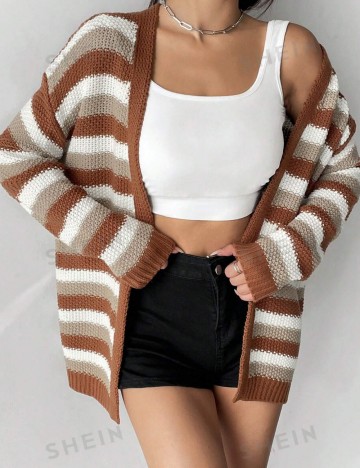 Cardigan Shein, mix culori