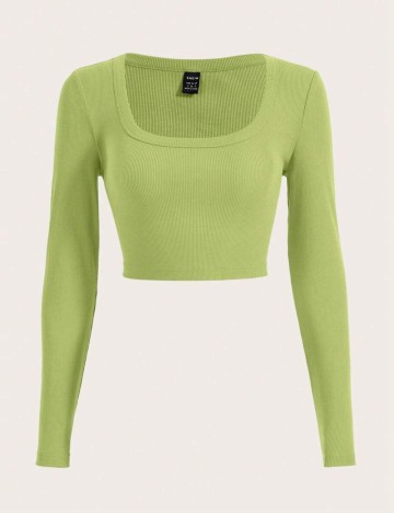 Top Shein, verde