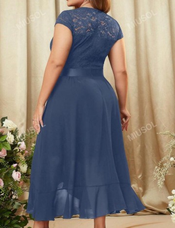 Rochie de ocazie Shein Curve+, albastru