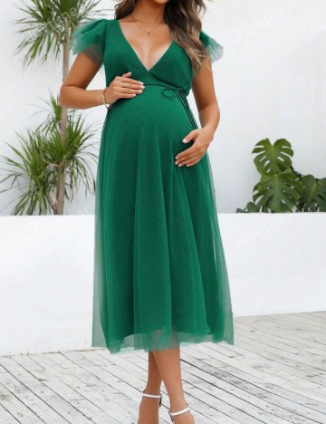 Rochie midi Shein, verde