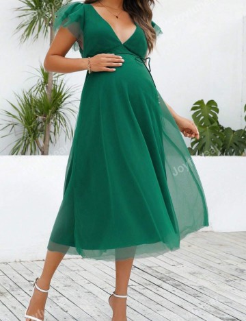 Rochie midi Shein, verde