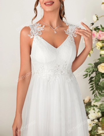 Rochie de mireasă Shein, alb