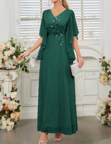 Rochie de ocazie Shein, verde