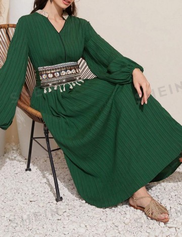 Rochie maxi Shein, verde