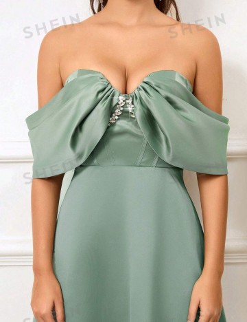 Rochie de ocazie Shein, verde