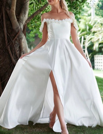 Rochie de ocazie și bridal Shein, alb