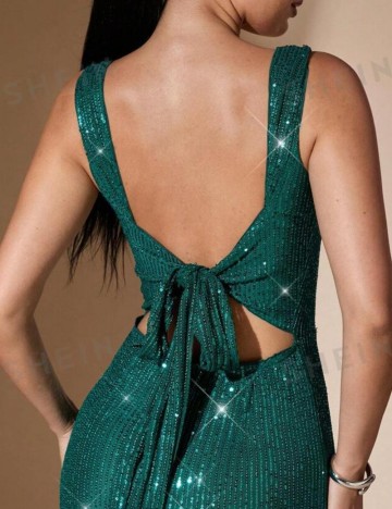 Rochie de ocazie Shein, verde