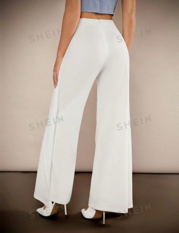 Pantaloni Shein, alb