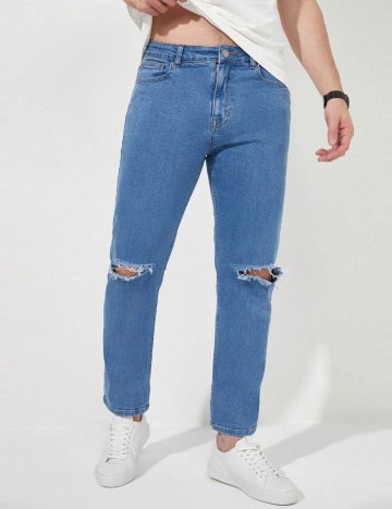 Jeans Shein, albastru