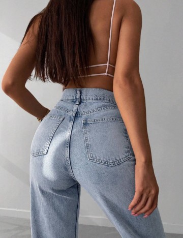 Jeans Shein, albastru