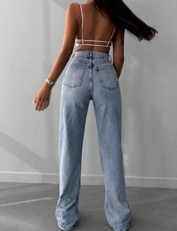 Jeans Shein, albastru