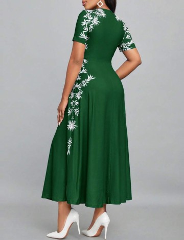 Rochie midi Shein, verde