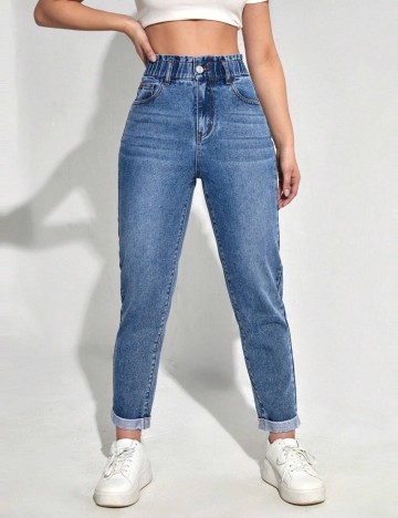 Jeans Shein, albastru