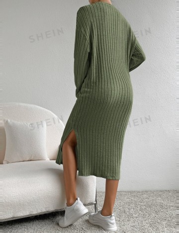 Rochie midi Shein, verde