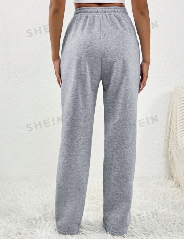 Pantaloni de trening Shein, gri