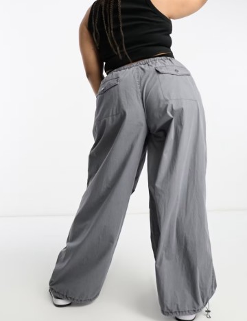 Pantaloni cargo ASOS, gri