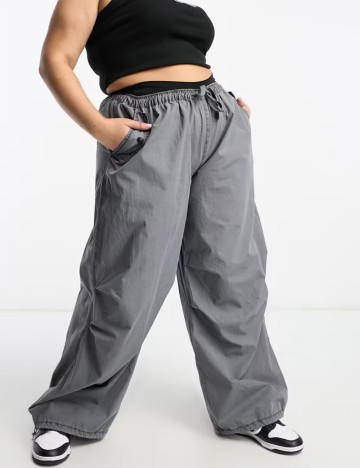 Pantaloni cargo ASOS, gri