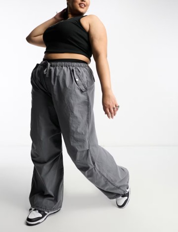 Pantaloni cargo ASOS, gri