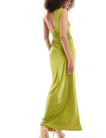 Rochie maxi ASOS, verde