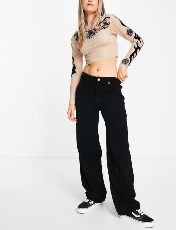 Pantaloni ASOS, negru