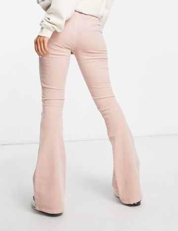 Pantaloni ASOS, roz prafuit