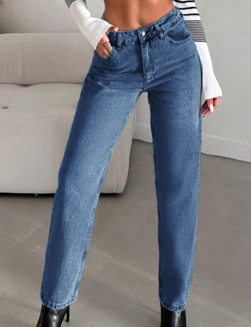 Jeans Shein, albastru