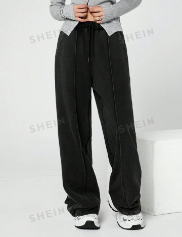 Pantaloni Shein, gri