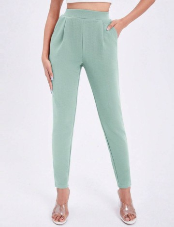 Pantaloni Shein, verde