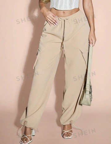 Pantaloni Shein, bej