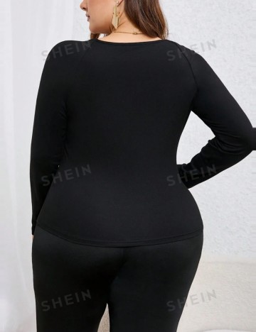 Bluză Shein Curve+, negru