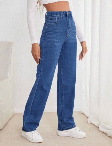 Jeans Shein, albastru