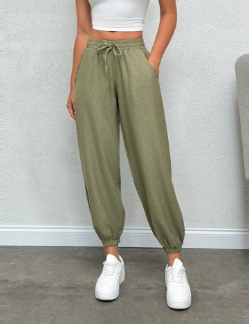 Pantaloni Shein, verde