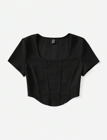 Top Shein, negru