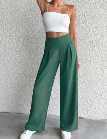 Pantaloni Shein, verde