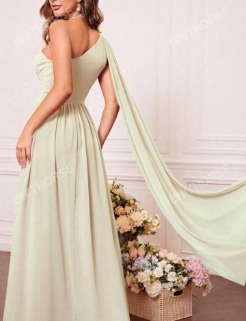 Rochie de ocazie Shein, bej
