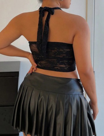 Top Shein Curve+, negru