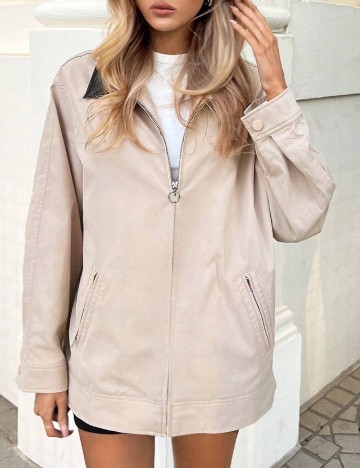 Jachetă Forever by Shein, bej
