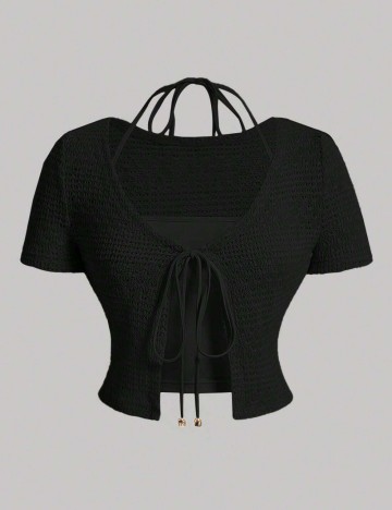 Top Shein, negru