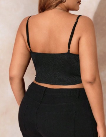 Top Shein Curve+, negru