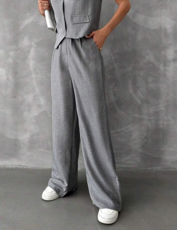 Pantaloni Shein, gri